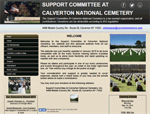 Tablet Screenshot of calvertonmemorial.com
